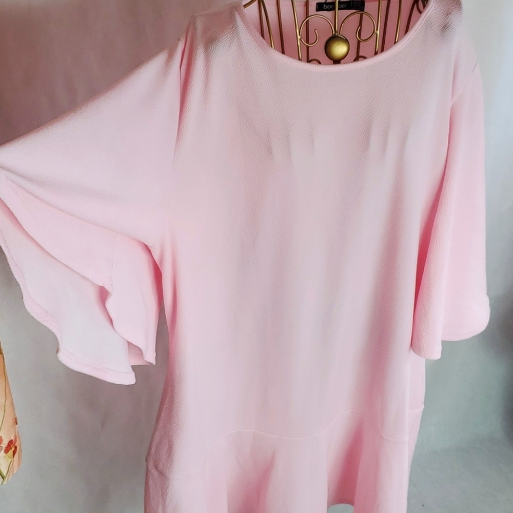 Size 22 Pastel Pink boohoo Dress